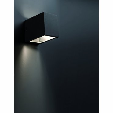 Faro Lacre - applique murale - 9 x 16 x 12 cm - IP54 - gris foncé