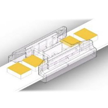 Roi Du Luminaire - connecteur - pour ruban LED SMD 10 mm monocolore