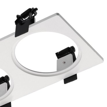 Nova Luce Cid - cadre - 195 x 100 mm, 183 x 93 mm encastrable - blanc