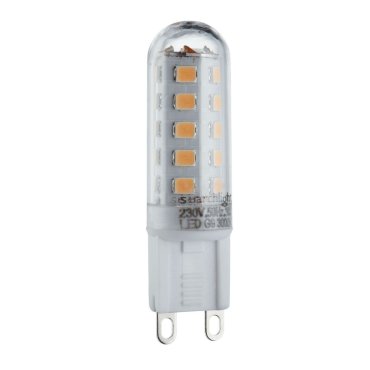 Searchlight Lampe LED - Ø 2 x 6 cm - G9 - 3W dimmable (lot de 10) - 2700K - transparent