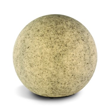 ONE Light Stone Moonlights - spot au sol sur pointe avec prise - Ø 28 x 23 cm - IP65 - gris foncé