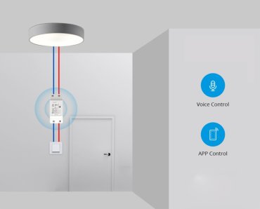 Elmark - Interrupteur intelligent Wi-Fi - rendez chaque appareil intelligent - 2200W max. - blanc