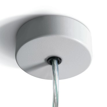 ONE Light - rosace ronde pour plafond - Ø 8 x 2,5 cm - blanc