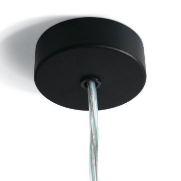 ONE Light - rosace ronde - Ø 8 x 2,5 cm - noir