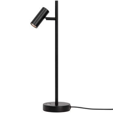 Nordlux Omari - lampe de table - 7,5 x 10 x 40 cm - 3 niveaux de gradation - 3,2W LED inclus - noir