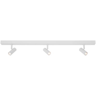 Nordlux Omari - spot en saillie 3L - 12 x 78 cm - 3 niveaux de gradation - 3x 3,2W LED inclus - blanc