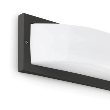Faro Mol - applique murale - 34,8 x 13,7 x 11,3 cm - IP44 - gris foncé