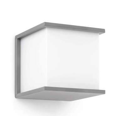 Faro Kubick - applique murale - 16,5 x 16,5 x 16,5 cm - IP44 - gris