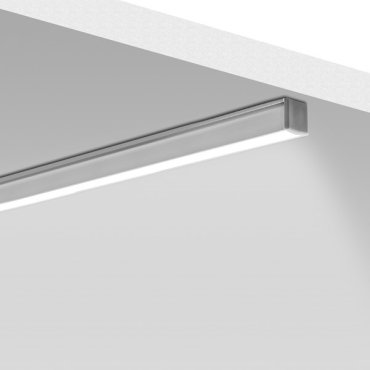 KLUS PIKO-ZM - profilé - 1 x 0,97 cm - argent anodisé