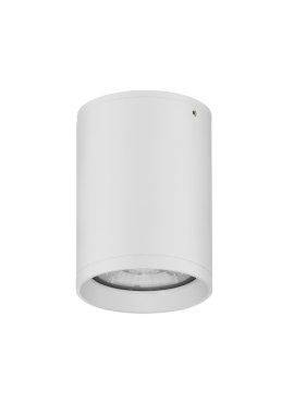 Nova Luce Dara - plafonnier extérieur - Ø 8 x 11 cm - 9W LED inclus - IP54 - blanc sablé