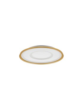 Nova Luce Figin - plafonnier avec télécommande - Ø 60 x 6,5 cm - 49W dimmable LED inclus - or sablé
