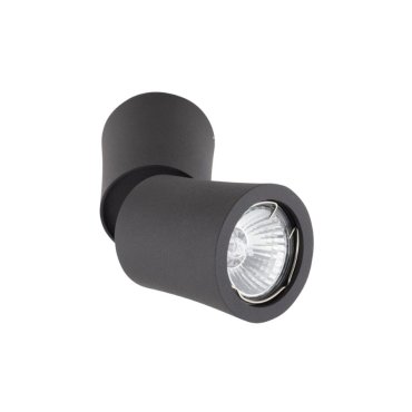 Maxlight Dot - spot mural/plafonnier 1L - Ø 6,5 x 15,5 cm - noir
