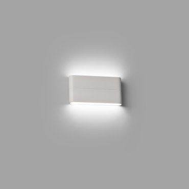 Faro Aday - applique murale - 17,5 x 2,2 x 9 cm - 6W LED inclus - IP54 - blanc mat