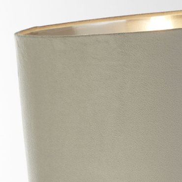 Searchlight Whitby - lampe à poser - Ø 38 x 67 cm - chrome, argent et gris