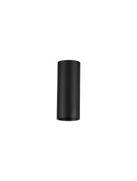 Nova Luce Mor - spot en saillie - Ø 4 x 17 cm - noir