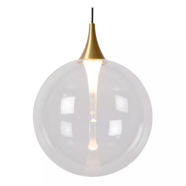 Lucide Gisela - lampe suspendue - Ø 61 x 326 cm - 12 x 3,6W LED dimmable inclus - transparent