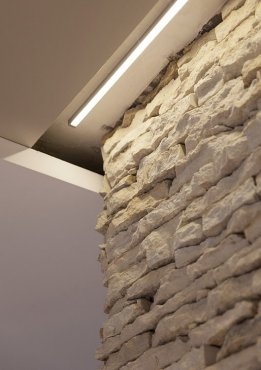 KLUS PDS-4-ALU - Profilé LED - 1,3 x 1 cm - longueur 200cm - noir