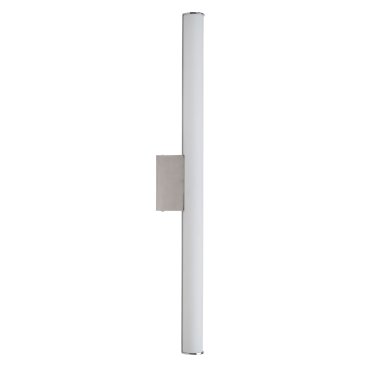 Brilliant Tube - plafonnier/mural - 60 x 11 cm - 17W LED inclus - blanc &amp; chrome