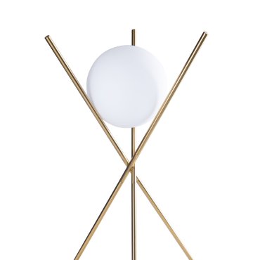 Maxlight Xena - lampe à poser - Ø 35 x 60 cm - laiton