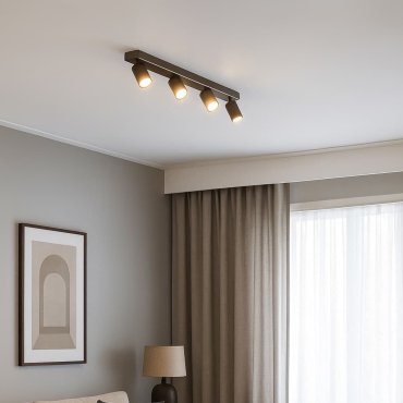 Projectlight Phoebe - spot en saillie 4L - 76 x 7 x 11 cm - bronze