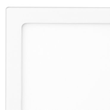 Nova Luce Panel - spot encastré - 23 x 23 x 3 cm - 18W LED inclus - blanc - couleur de lumière blanc froid