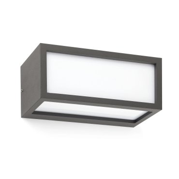 Faro Tejo - applique murale - 25 x 10,3 x 11 cm - IP54 - gris foncé