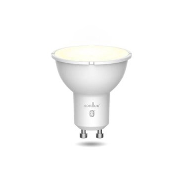 Nordlux Smart Spot LED - lot de 2 - éclairage intelligent - Ø 5 x 5,5 cm - GU10 - 4,5W - fonction de gradation et couleur de lumière réglable via l'app - blanc.