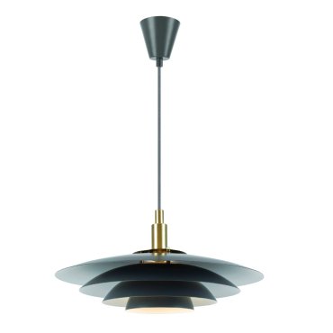Nordlux Bretagne - lampe suspendue - Ø 38 x 217 cm - gris
