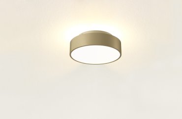 Artdelight Chicago - plafonnier - Ø 25 x 9 cm - 19,5W LED dimmable inclus - warm gold