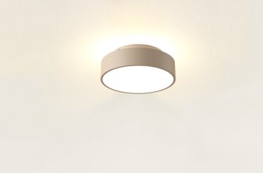 Artdelight Chicago - plafonnier - Ø 25 x 9 cm - 19,5W LED dimmable inclus - champagne