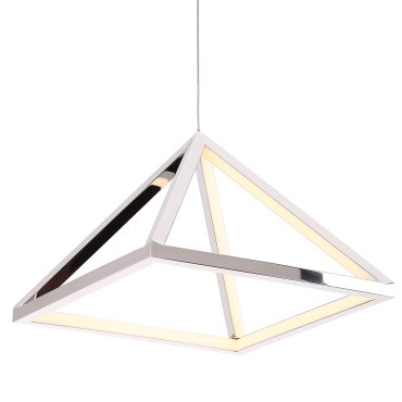 Maxlight Peak - lampe suspendue - Ø 30 x 180 cm - 20W LED inclus - chrome