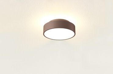 Artdelight Chicago - plafonnier - Ø 25 x 9 cm - 19,5W LED dimmable inclus - bronze brossé