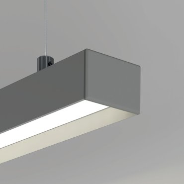 KLUS Giza-ll-zmg - profilé LED - 3,12 x 2,16 cm - argent anodisé