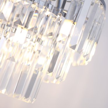 Maxlight Monaco - lampe suspendue - Ø 42 x 150 cm - chrome