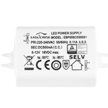 Nova Luce Driver - 6-12Vdc / 230Vac - 6W