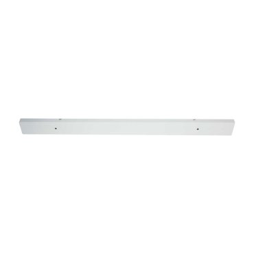 Artdelight Balk - Plaque de plafond pour 2 lampes suspendues - 120 x 9,5 x 3 cm - blanc