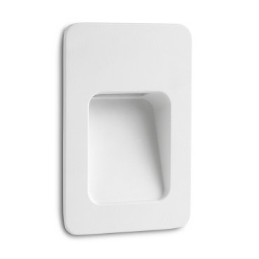 Faro Nase - applique encastrée - 9 x 5,7 x 13,5 cm - 3W LED inclus - IP44 - blanc mat