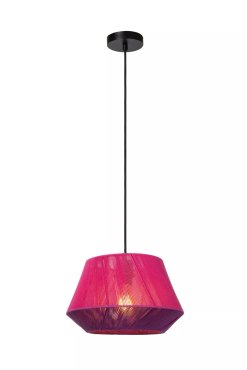 Lucide Jessica - lampe suspendue - Ø 30 x 154,5 cm - rose