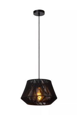 Lucide Jessica - lampe suspendue - Ø 30 x 154,5 cm - noir