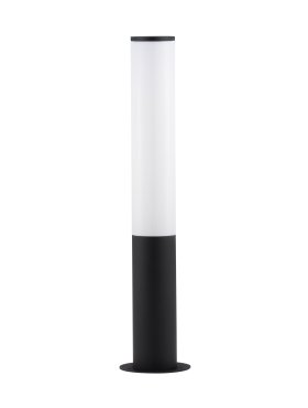 Nova Luce Tube - poteau de jardin - Ø 13 x 60 cm - 14W LED inclus - IP54 - noir sablé