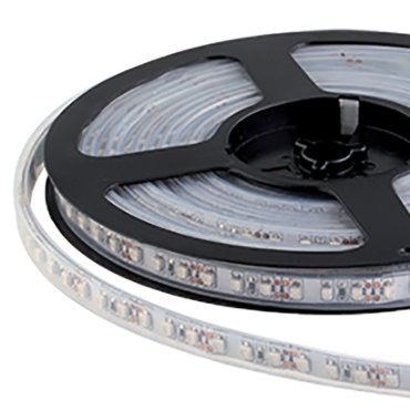 Elmark LED strip 600 - 5 mètres de bande LED 12Vdc - 9,6W par mètre - IP65 - couleur de lumière blanc chaud