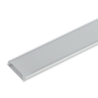 Elmark Elm6220/1-1000 - profilé en aluminium pour bande LED avec couvercle en PVC mat - montage en saillie - longueur 1 mètre