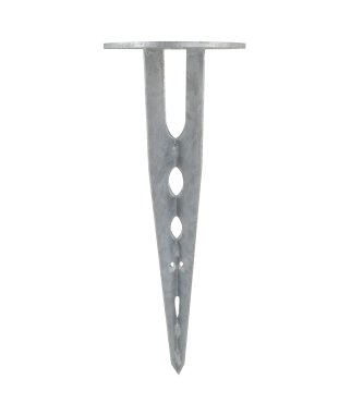 Roi Du Luminaire Pike Premium - ancrage piquet de sol incl. matériel de fixation - Ø 15 x 40 cm - acier galvanisé