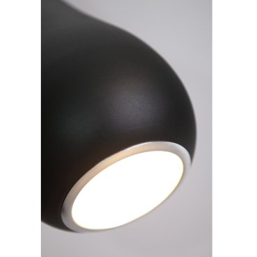 Maxlight Drop - lampe suspendue - Ø 20 x 120 cm - noir