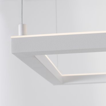 Nova Luce Eterna - lampe suspendue - 50 x 50 x 120 cm - 30W LED dimmable inclus - blanc sable