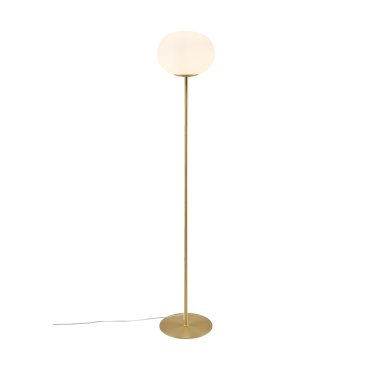 Nordlux Alton - lampadaire - 150 cm - laiton et blanc opale