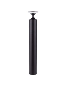 Nova Luce Pistillo - lampe de jardin - Ø 14,5 x 90 cm - 13W LED inclus - IP65 - noir sablé
