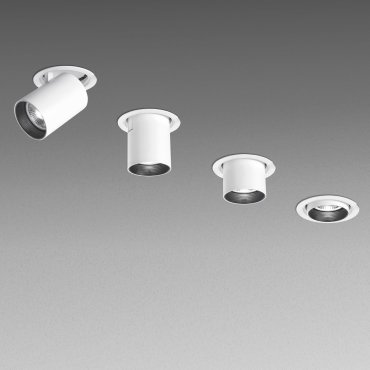 Nova Luce Juno - spot - Ø 96 mm, Ø 85 mm encastrement - 15W LED incluse - blanc