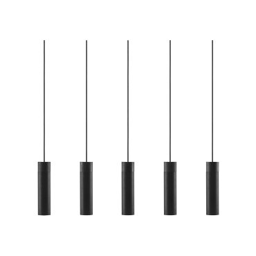 Nordlux Tilo - lampe suspendue - 80,6 x 6 x 224,6 cm - noir