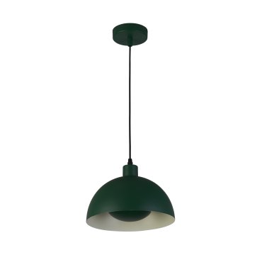 Searchlight Mars - lampe suspendue - Ø 25 x 150 cm - vert mat et crème